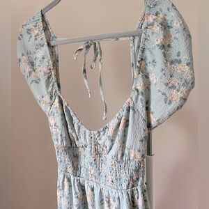 NWT ARDENE Floral Puff Sleeve Maxi Dress